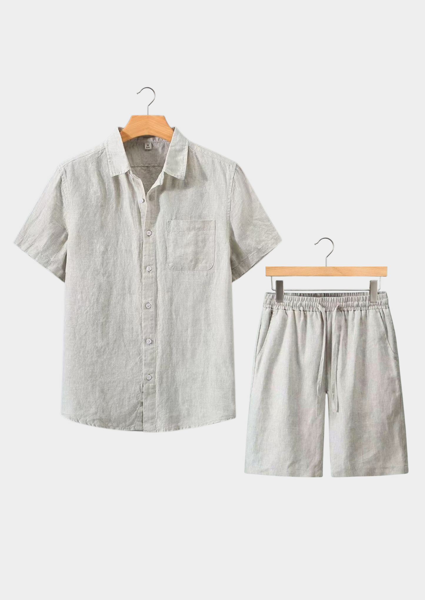 Dolcevita Shortsleeve Summer Set - Beige | Castielli