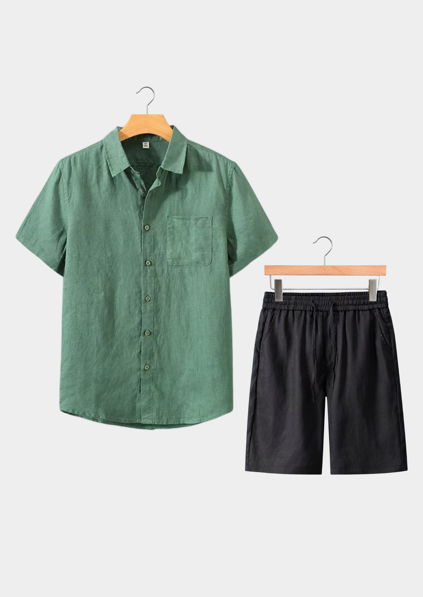 Dolcevita Shortsleeve Summer Set - Green/black | Castielli