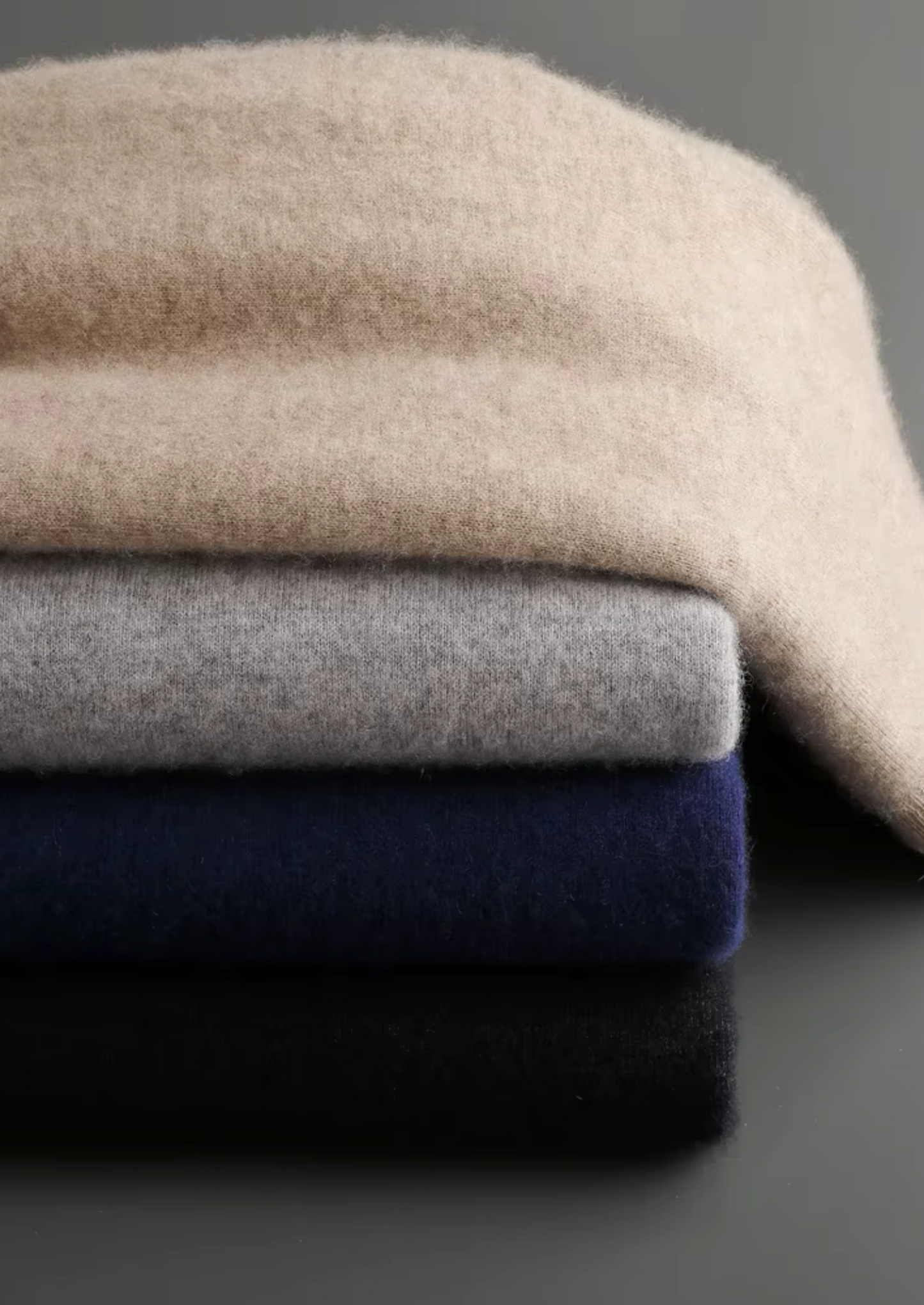 Premium Cashmere Black Vienna Leisure Set | Castielli