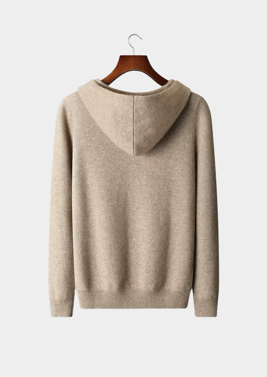 Premium Cashmere Essential Hoodie | Castielli