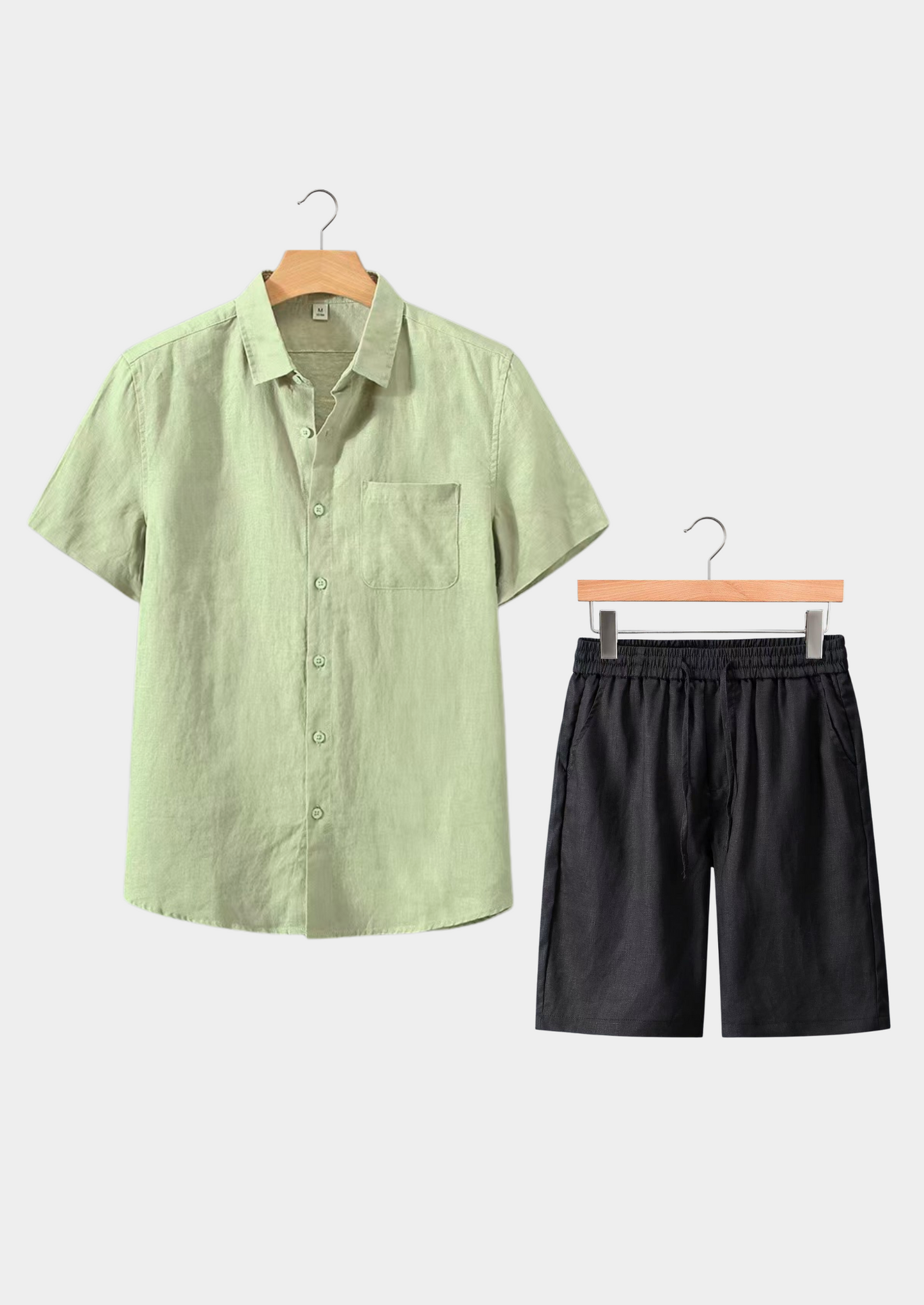 Dolcevita Shortsleeve Summer Set - Mint Green/black | Castielli