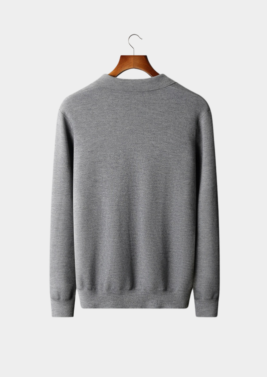 Premium Cashmere Buttonless Sweater Polo | Castielli