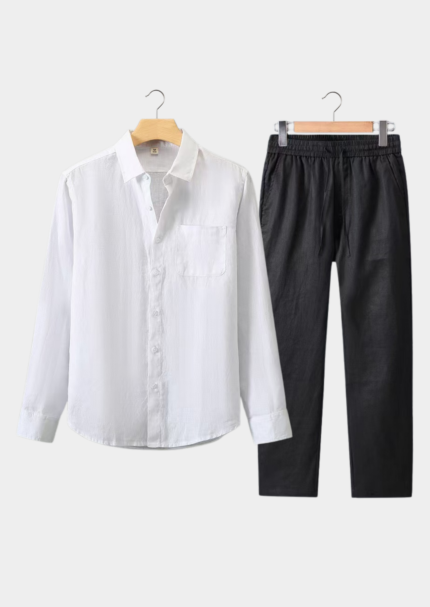 Dolcevita Longsleeve Summer Set - White/black | Castielli