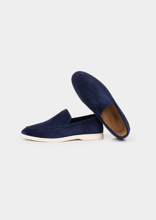 Marina Loafers - Navy Blue | Castielli