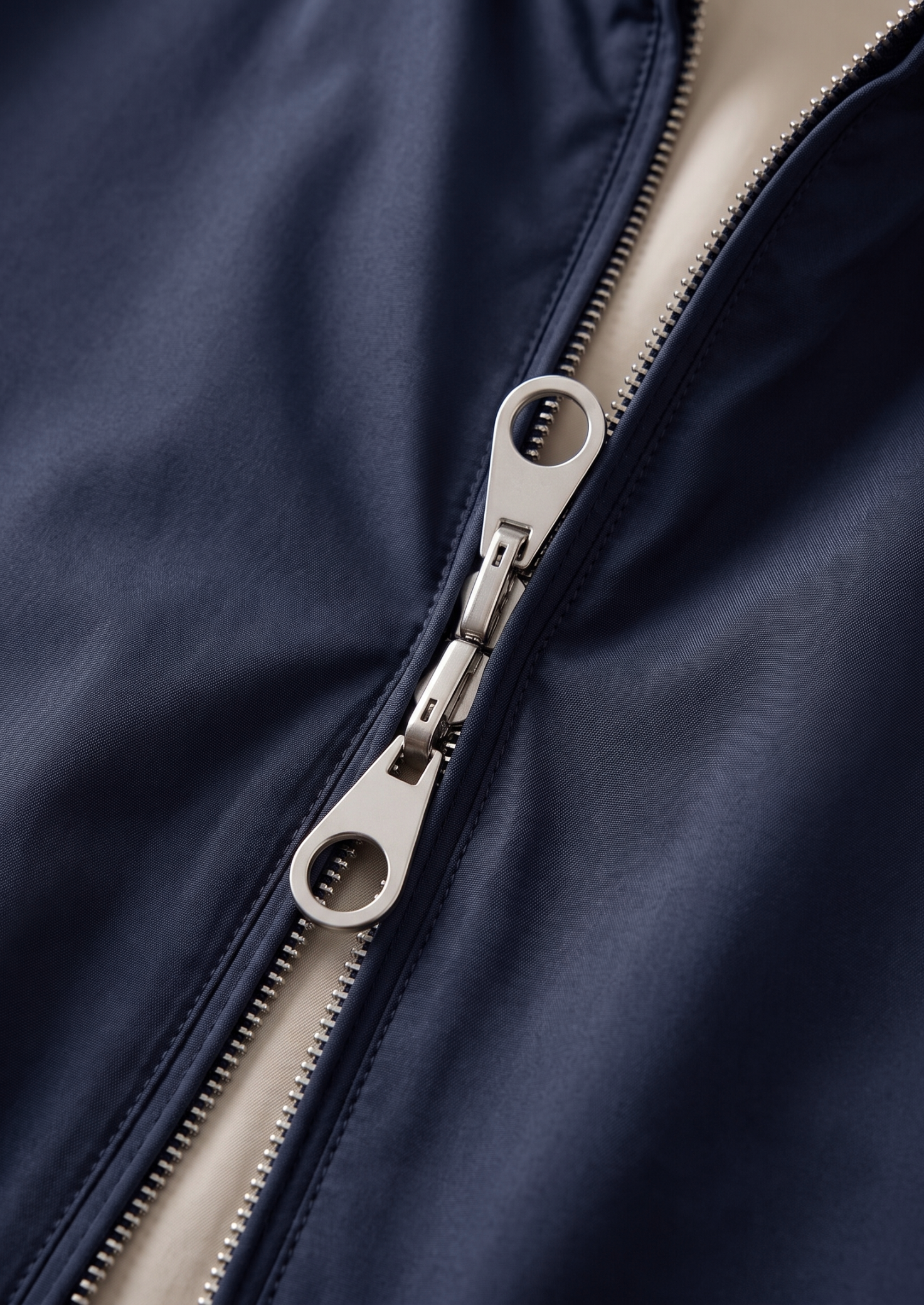Navy Blue Technical Windbreaker Jacket | Castielli