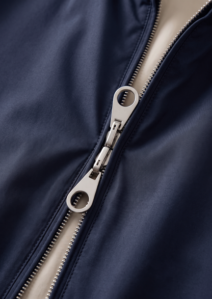 Navy Blue Technical Windbreaker Jacket | Castielli