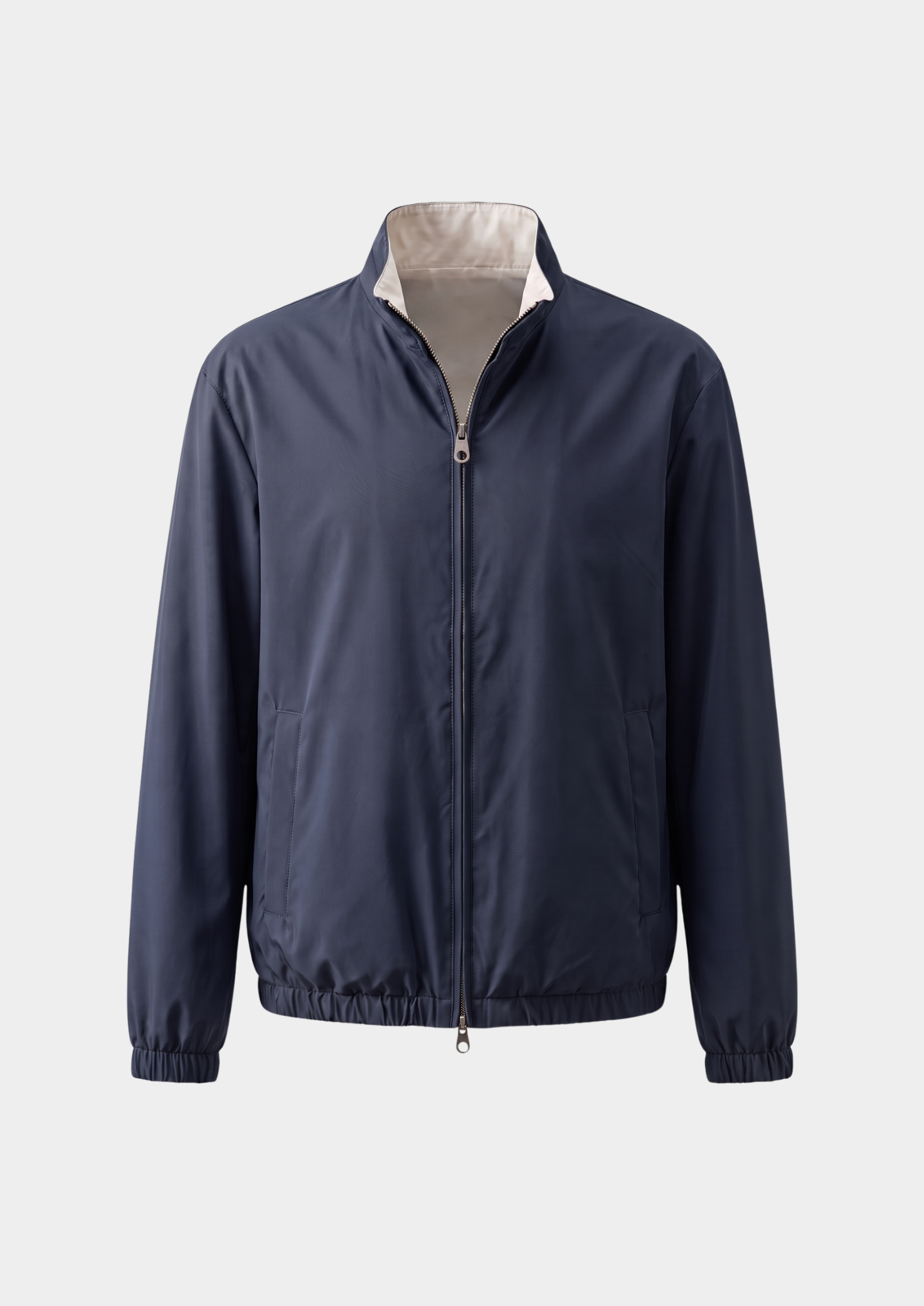 Navy Blue Technical Windbreaker Jacket | Castielli