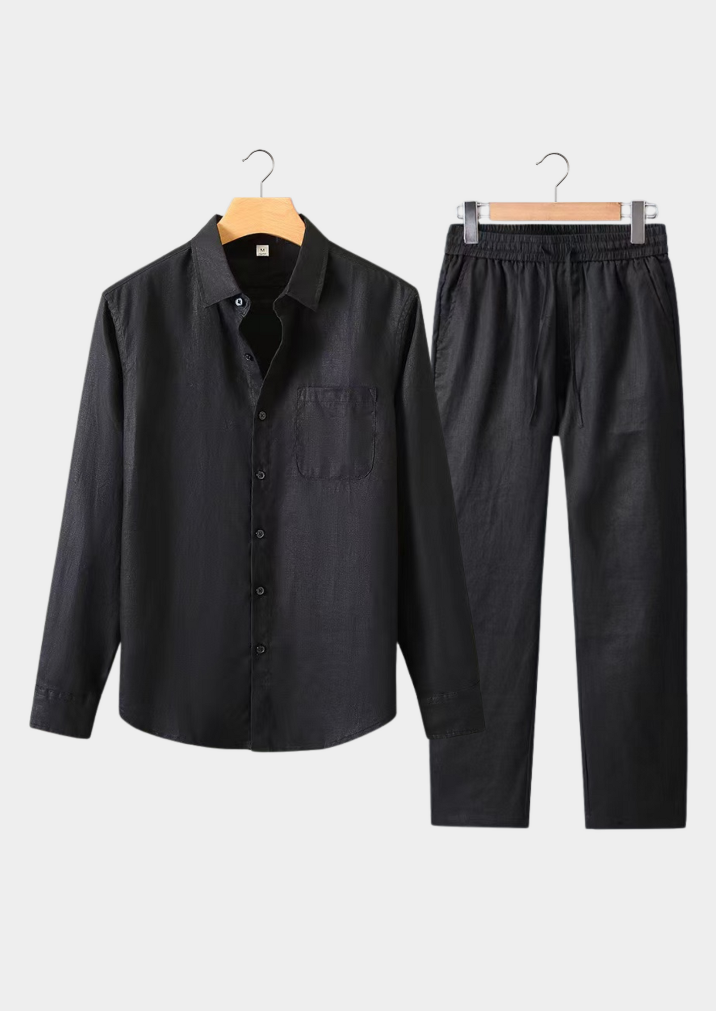 Dolcevita Longsleeve Summer Set - All Black | Castielli
