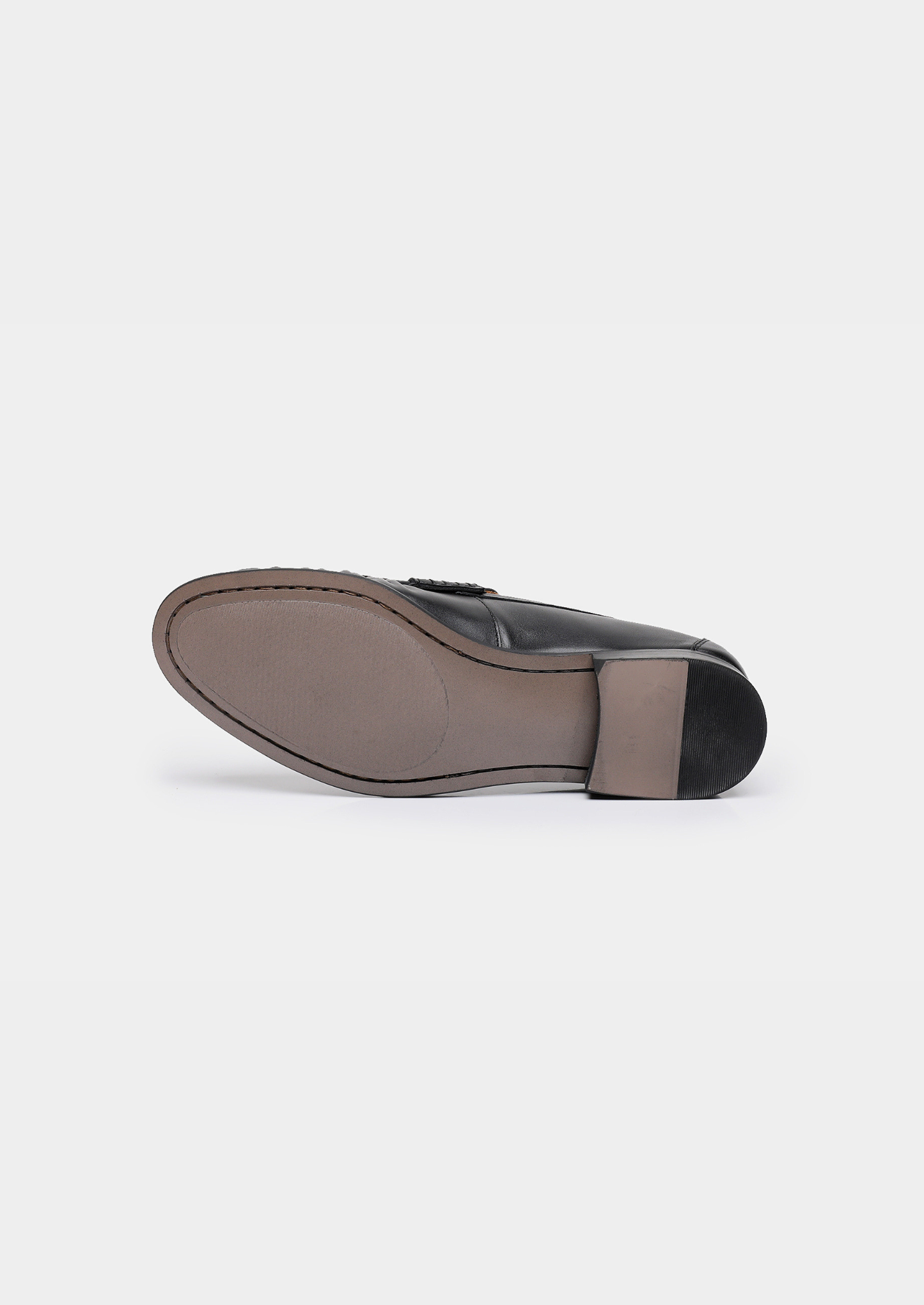 Black Classic Penny Leather Loafers | Castielli