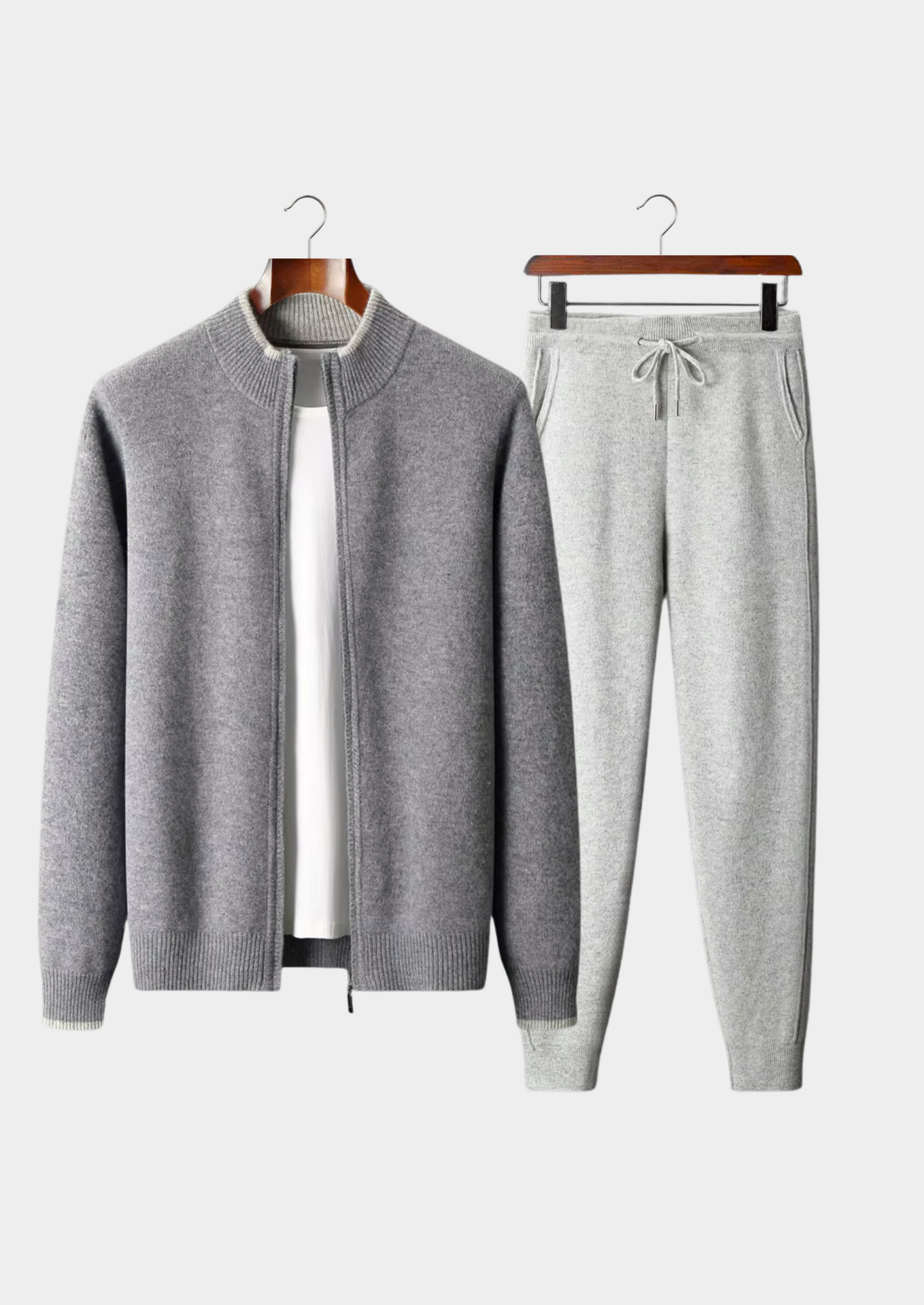 Pure Extra-Fine Merino Wool Two Tone Set | Castielli
