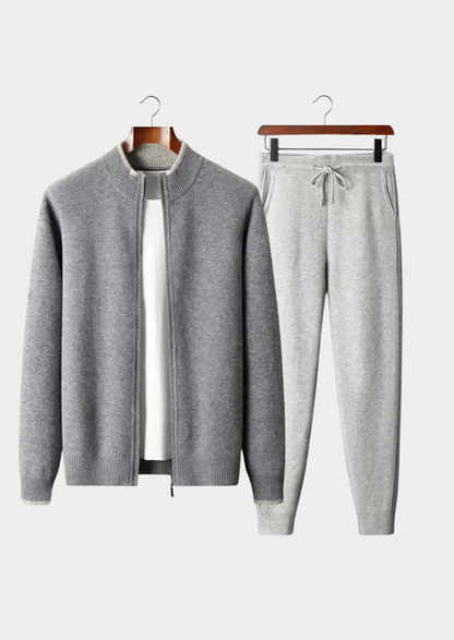 Pure Extra-Fine Merino Wool Two Tone Set | Castielli