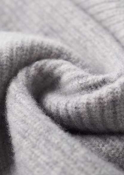 Pure Extra-Fine Merino Wool Ribbed Cardigan | Castielli