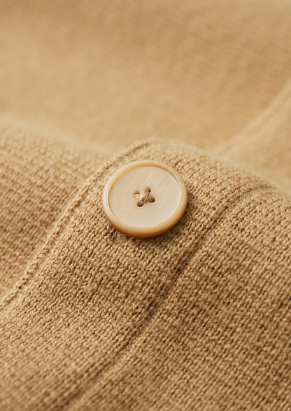 Pure Extra-Fine Merino Wool Button Overshirt | Castielli