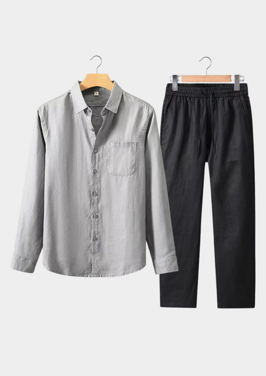 Dolcevita Longsleeve Summer Set - Gray/black | Castielli