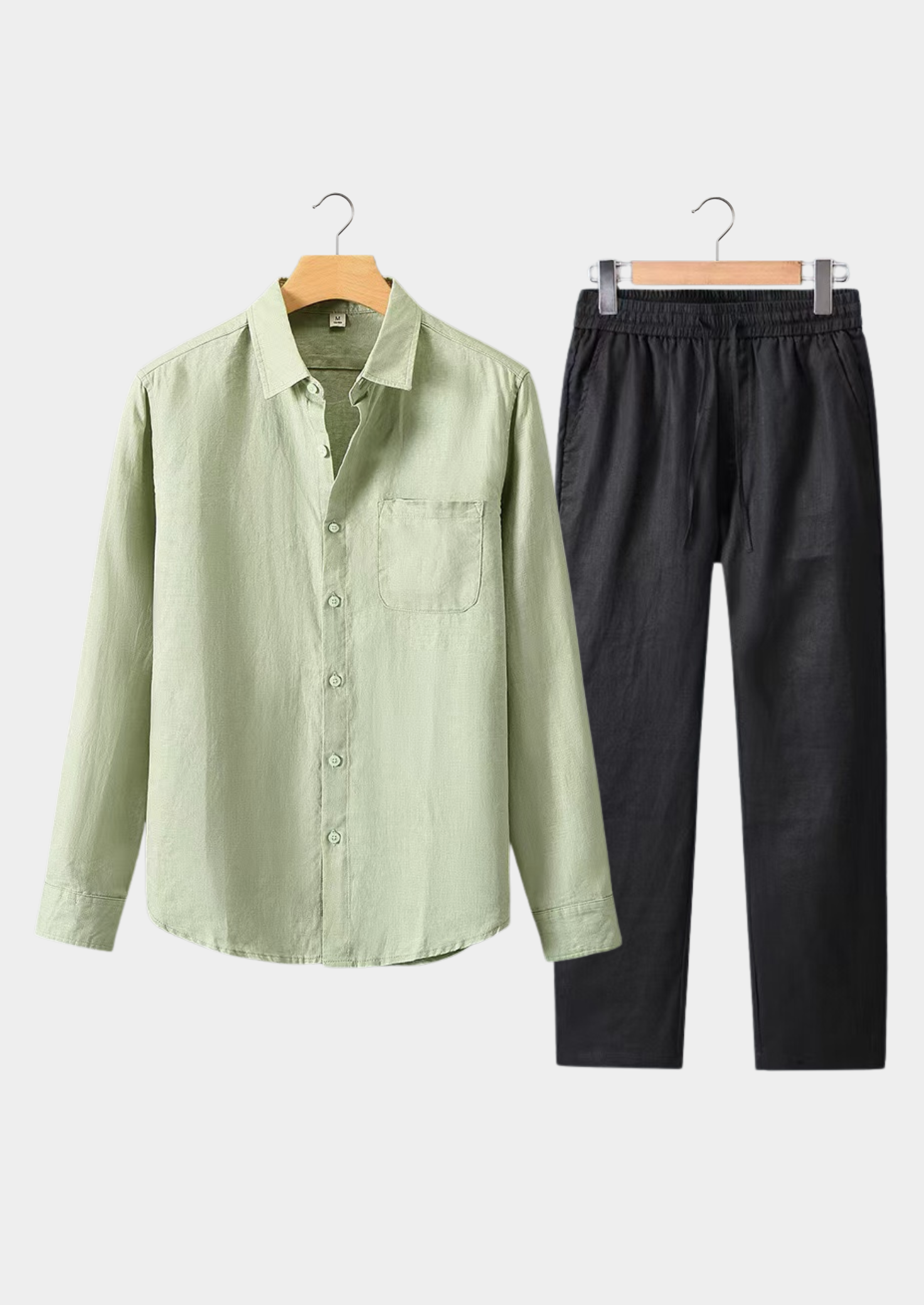 Dolcevita Longsleeve Summer Set - Mint Green/black | Castielli