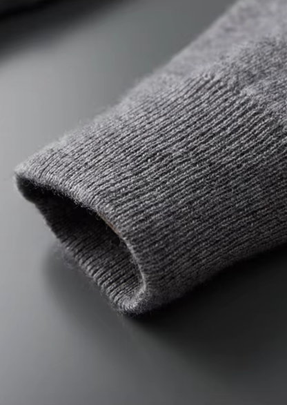 Pure Extra-Fine Merino Wool Polo Zip Cardigan | Castielli