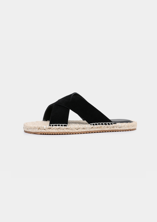 Black Resort Sandal | Castielli
