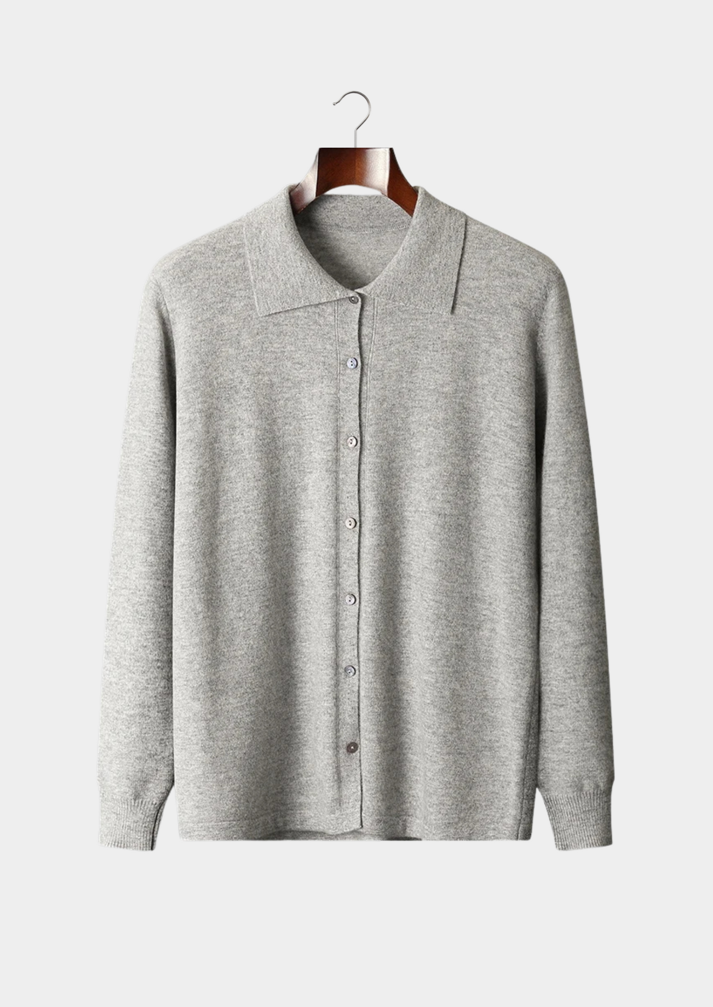 Pure Extra-Fine Merino Wool Polo Cardigan | Castielli