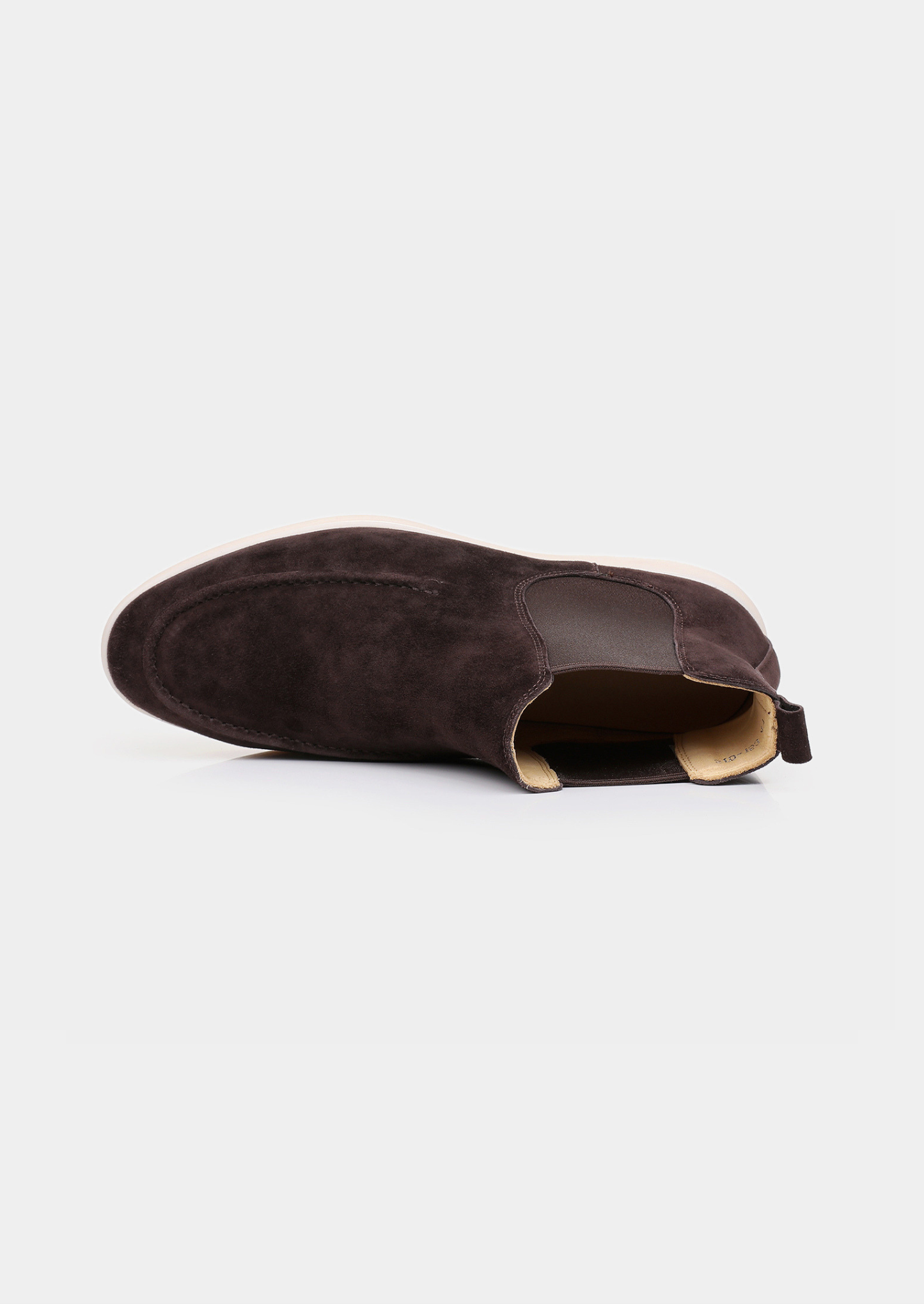 Coffee Suede Chelsea Boot | Castielli
