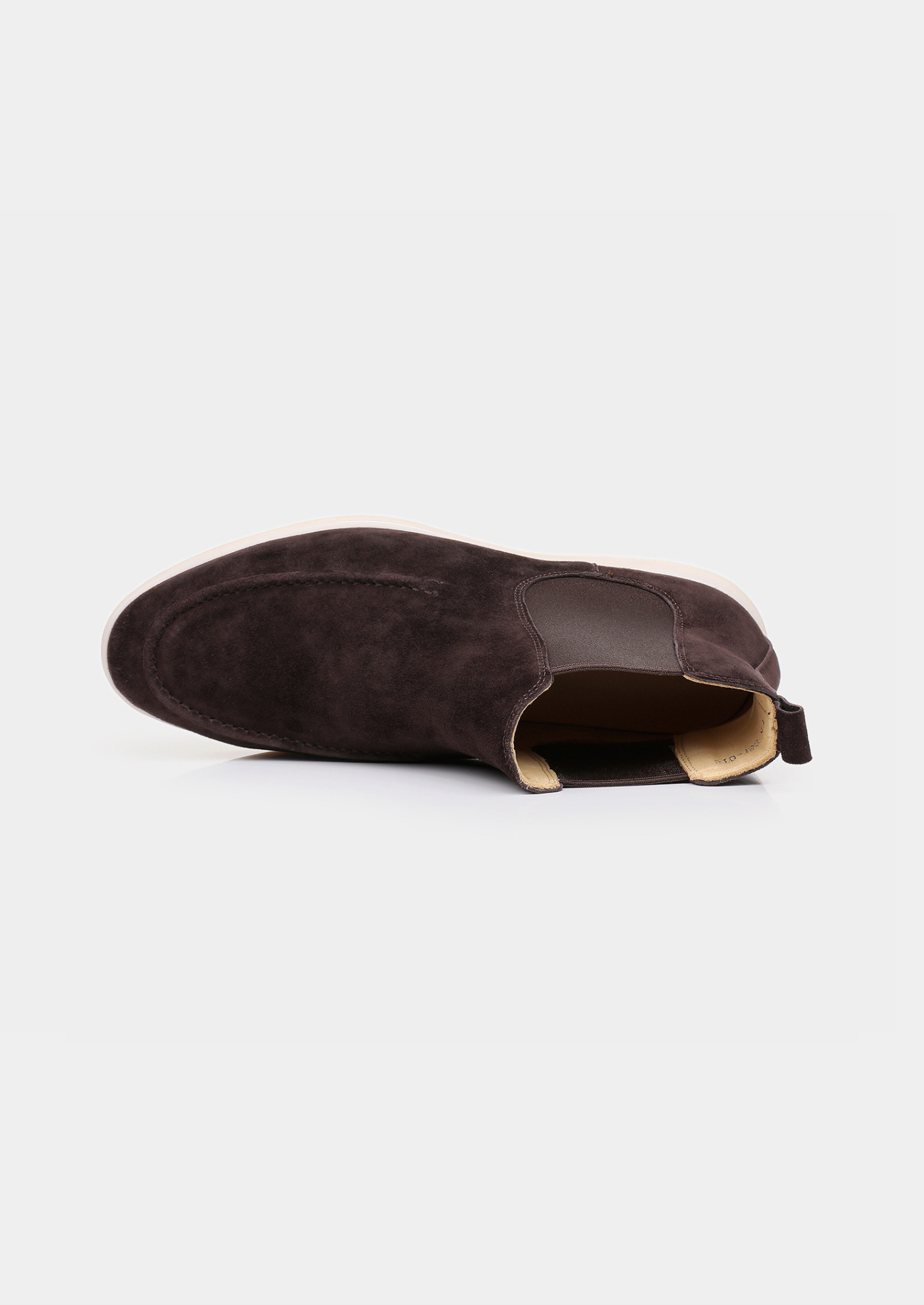 Coffee Suede Chelsea Boot | Castielli