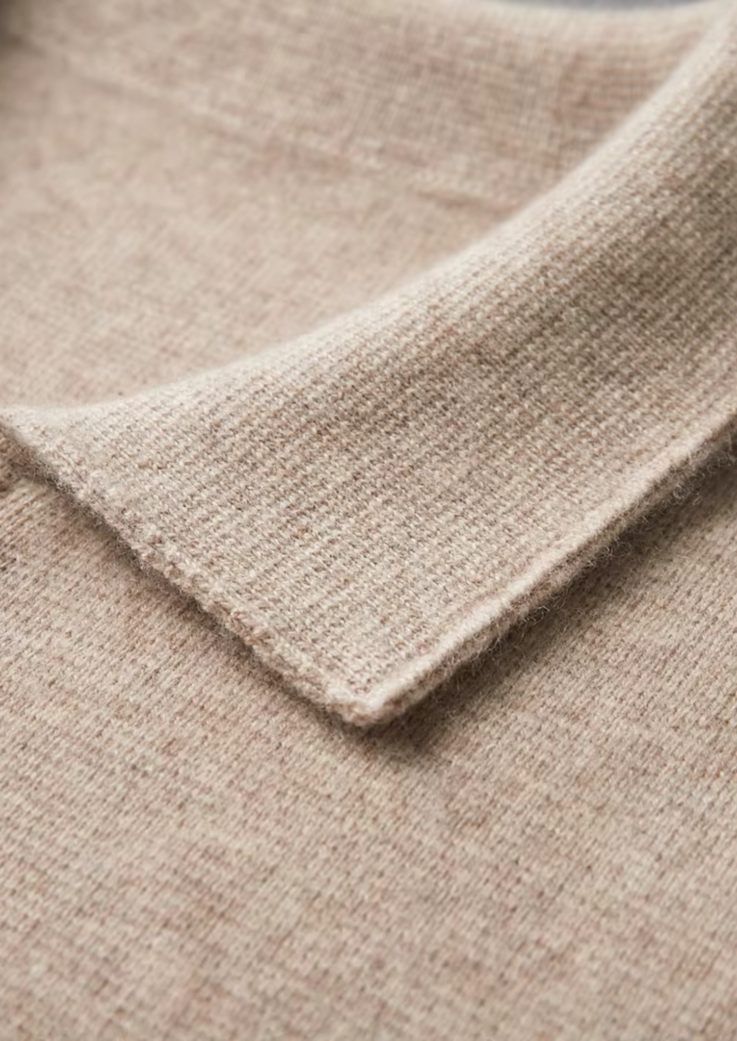 Pure Extra-Fine Merino Wool Zip Polo Cardigan | Castielli