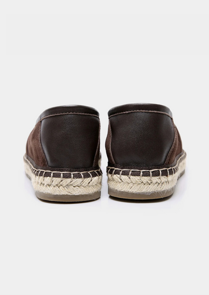 Seaside Espadrilles - Dark Brown | Castielli