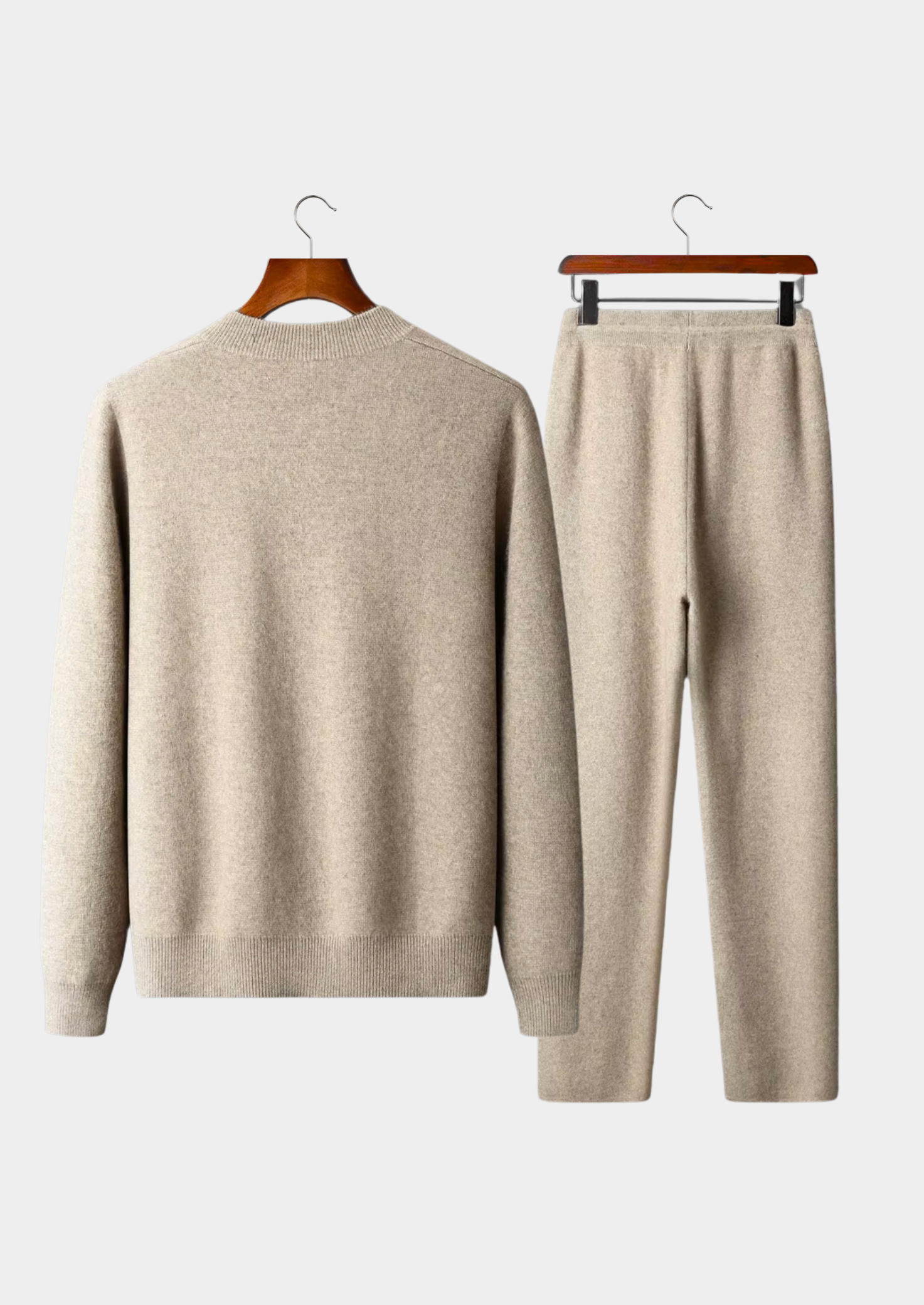 Pure Extra-Fine Merino Wool Sand Falconi Set | Castielli