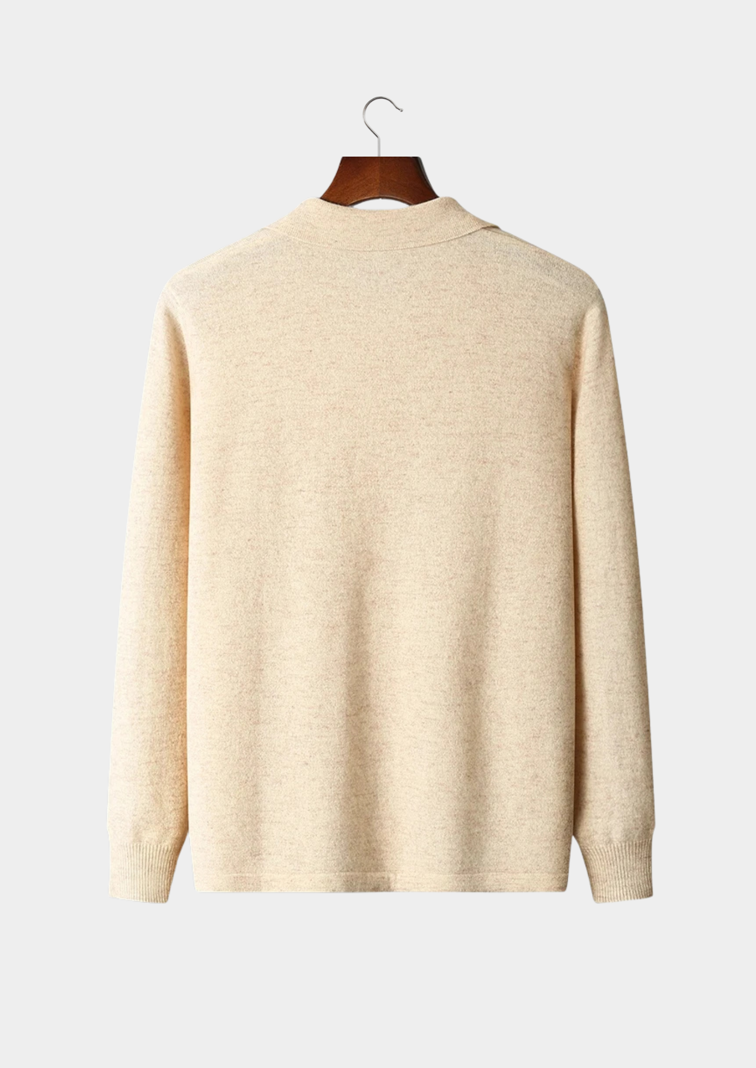 Pure Extra-Fine Merino Wool Polo Cardigan | Castielli