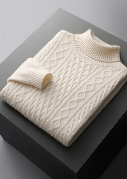 Pure Extra-Fine Merino Wool Wintertime Rollneck | Castielli