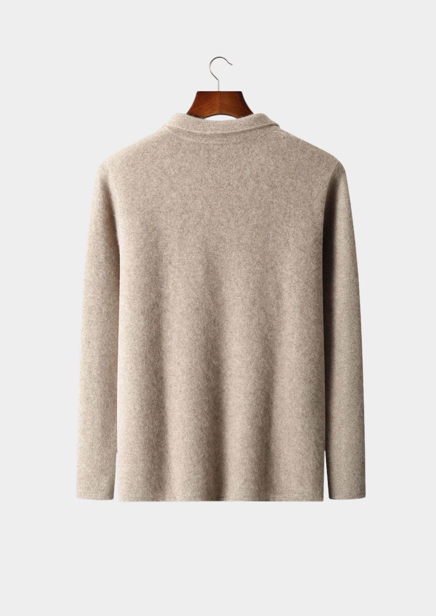 Premium Cashmere Zipper Cardigan | Castielli