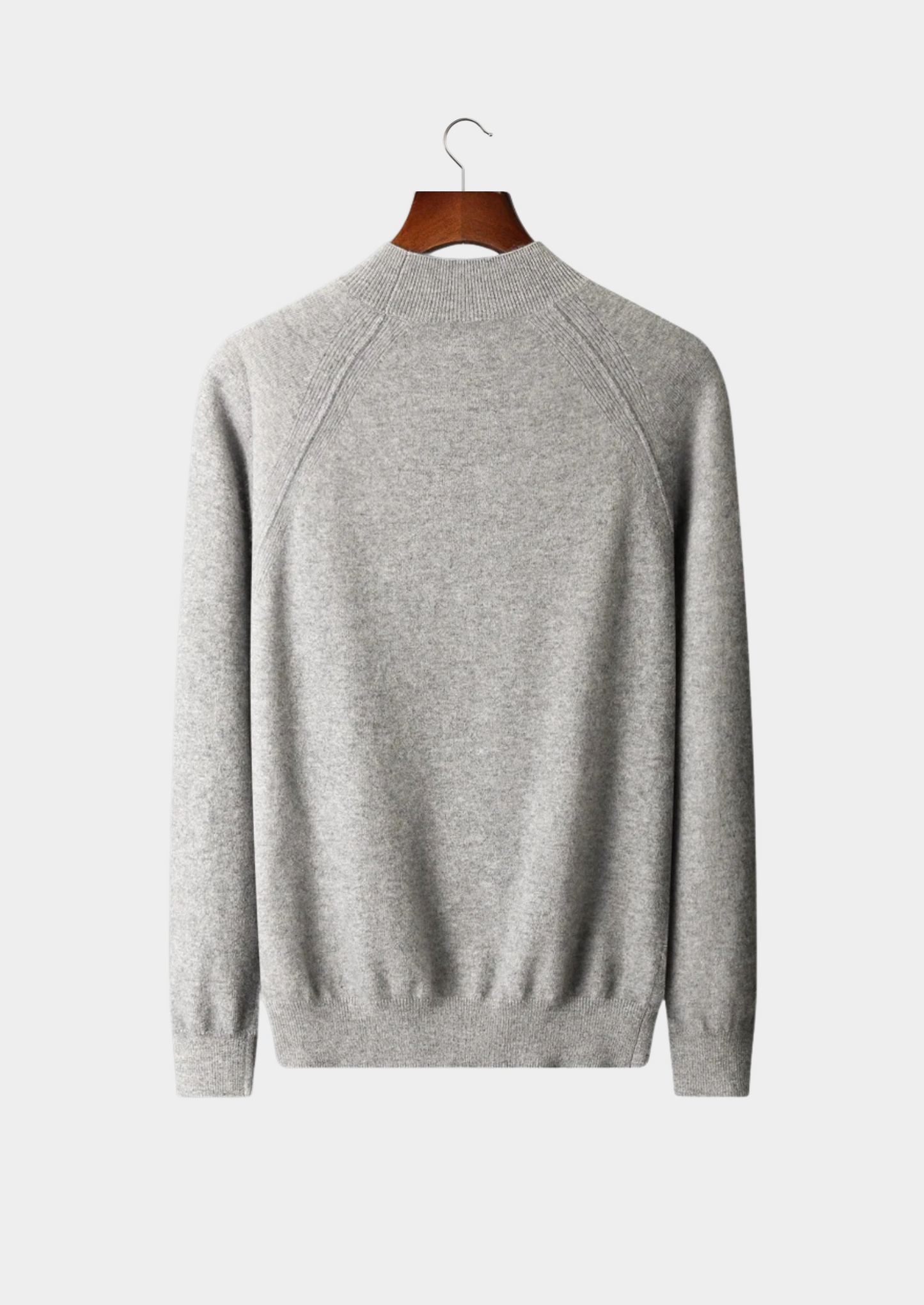 Pure Extra-Fine Merino Wool Raglan Mockneck | Castielli