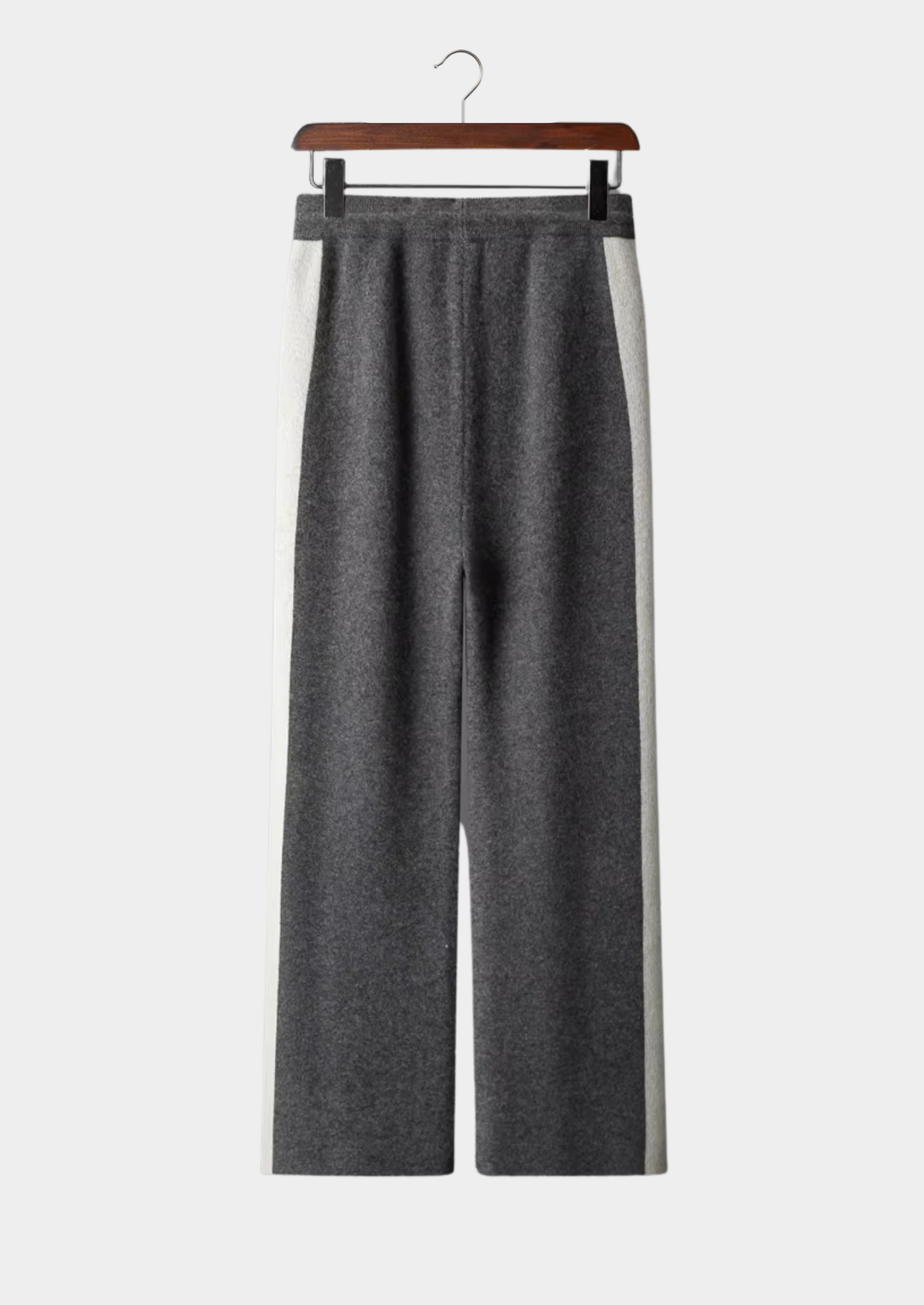 Pure Extra-Fine Merino Wool Wide Leisure Trousers | Castielli