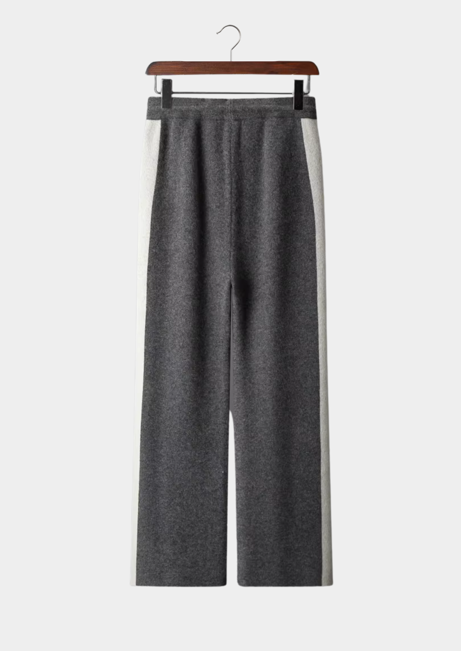 Pure Extra-Fine Merino Wool Wide Leisure Trousers | Castielli