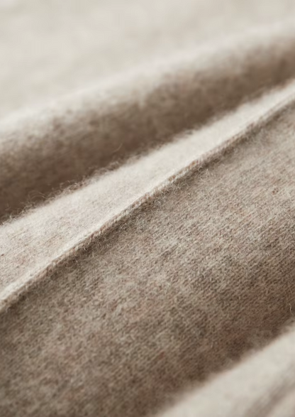 Pure Extra-Fine Merino Wool Sand Luzzo Set | Castielli