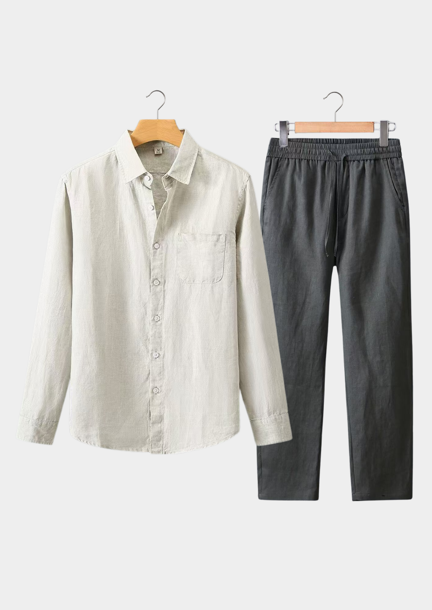 Dolcevita Longsleeve Summer Set - Beige/gray | Castielli