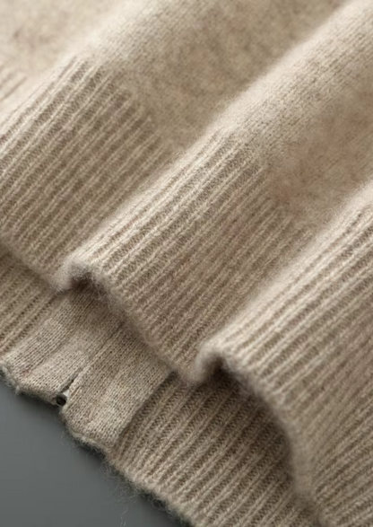 Pure Extra-Fine Merino Wool Zipper Cardigan | Castielli