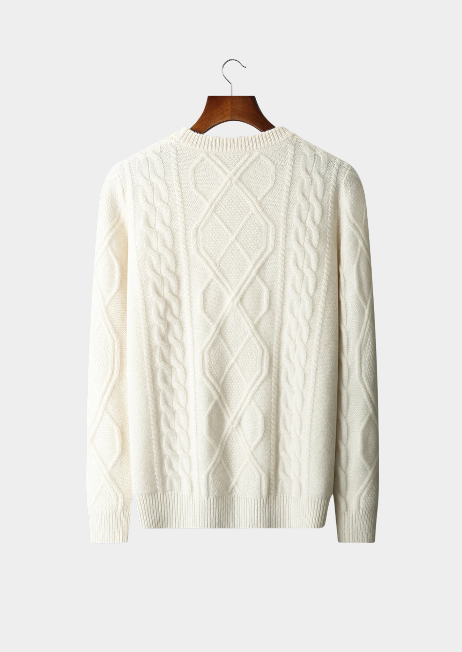 Pure Extra-Fine Merino Wool Wintertime Crewneck | Castielli