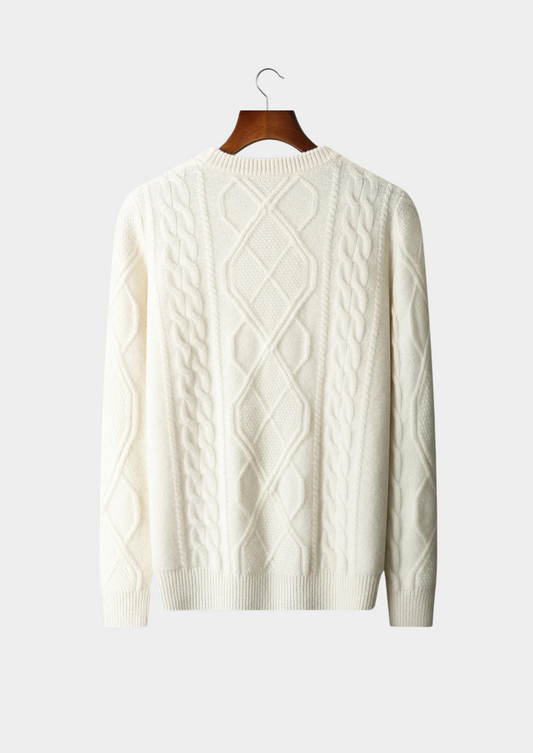 Pure Extra-Fine Merino Wool Wintertime Crewneck | Castielli