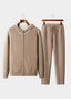 Premium Cashmere Beige Milano Leisure Set