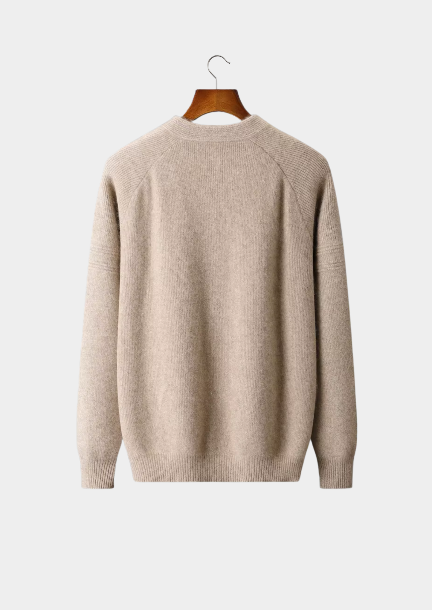 Pure Extra-Fine Merino Wool Ribbed Zip Cardigan | Castielli