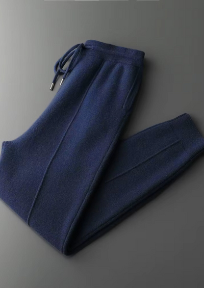 Pure Extra-Fine Merino Wool Navy Blue Luzzo Set | Castielli