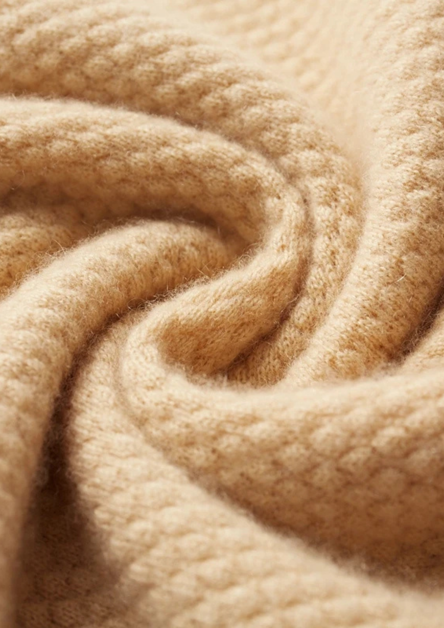 Premium Cashmere Mustard Two-Tone Polo | Castielli