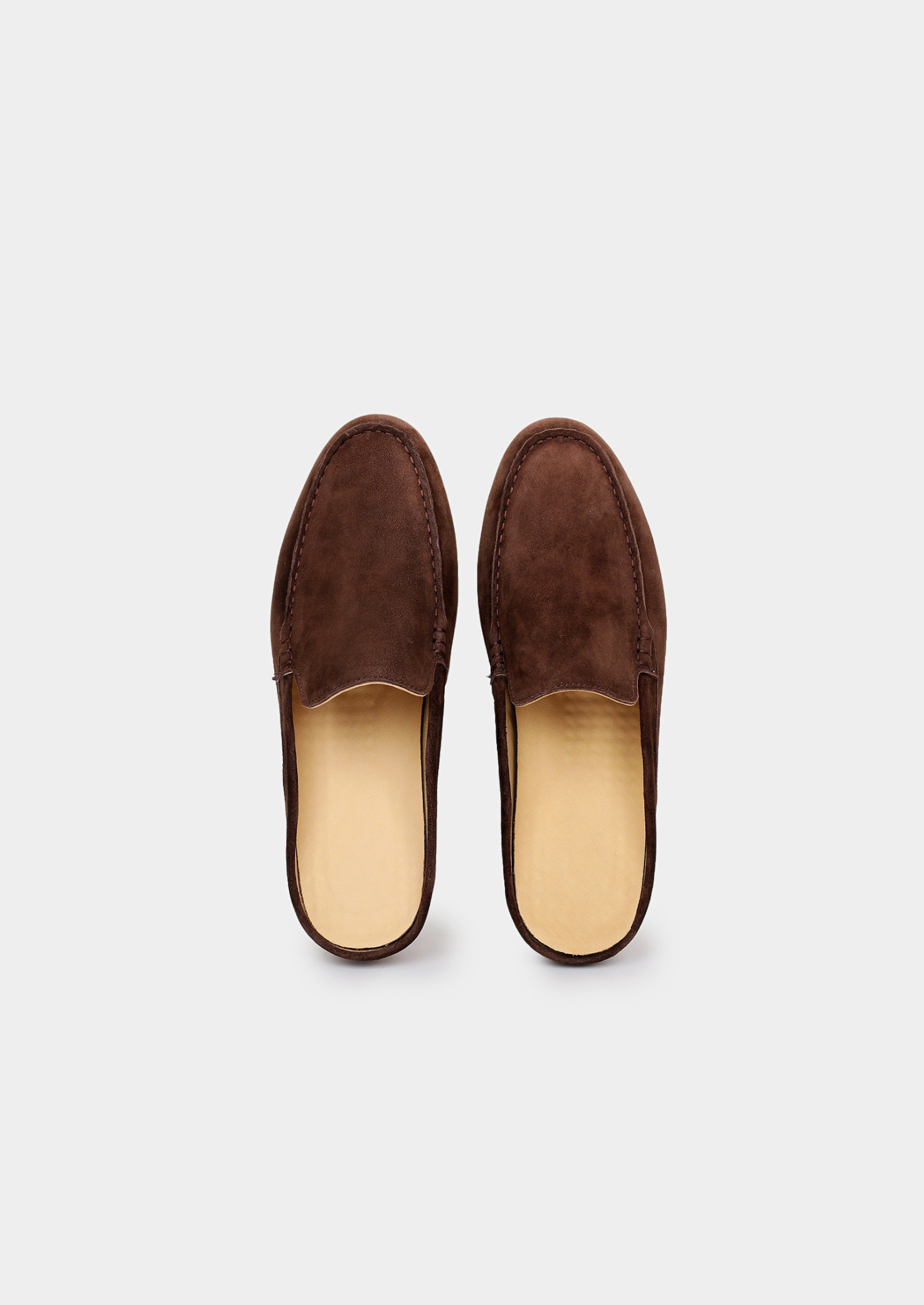 Coffee Marina Suede Slipper | Castielli