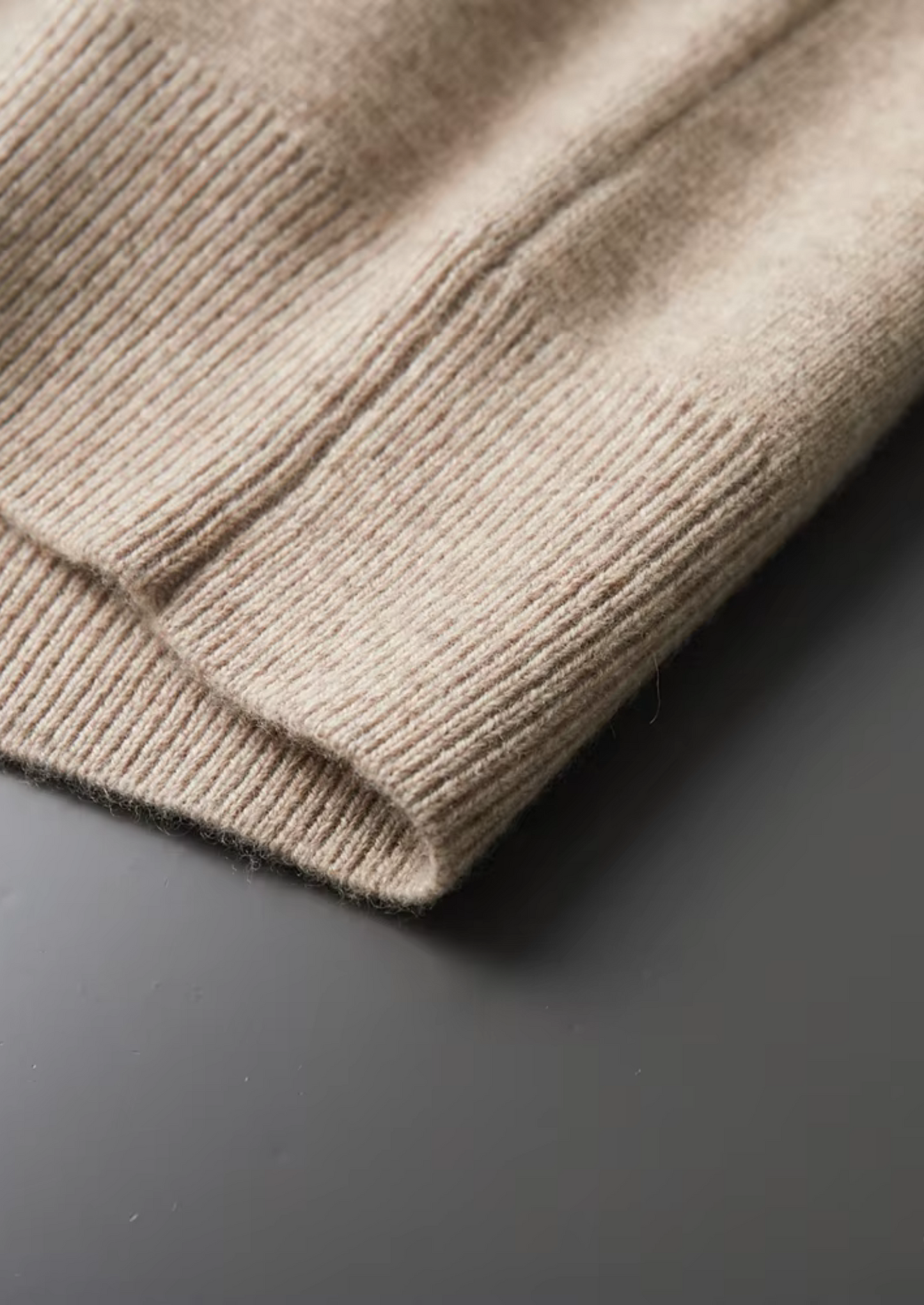 Pure Extra-Fine Merino Wool Zip Polo Cardigan | Castielli