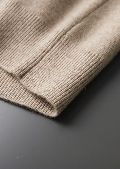 Pure Extra-Fine Merino Wool Zip Polo Cardigan | Castielli