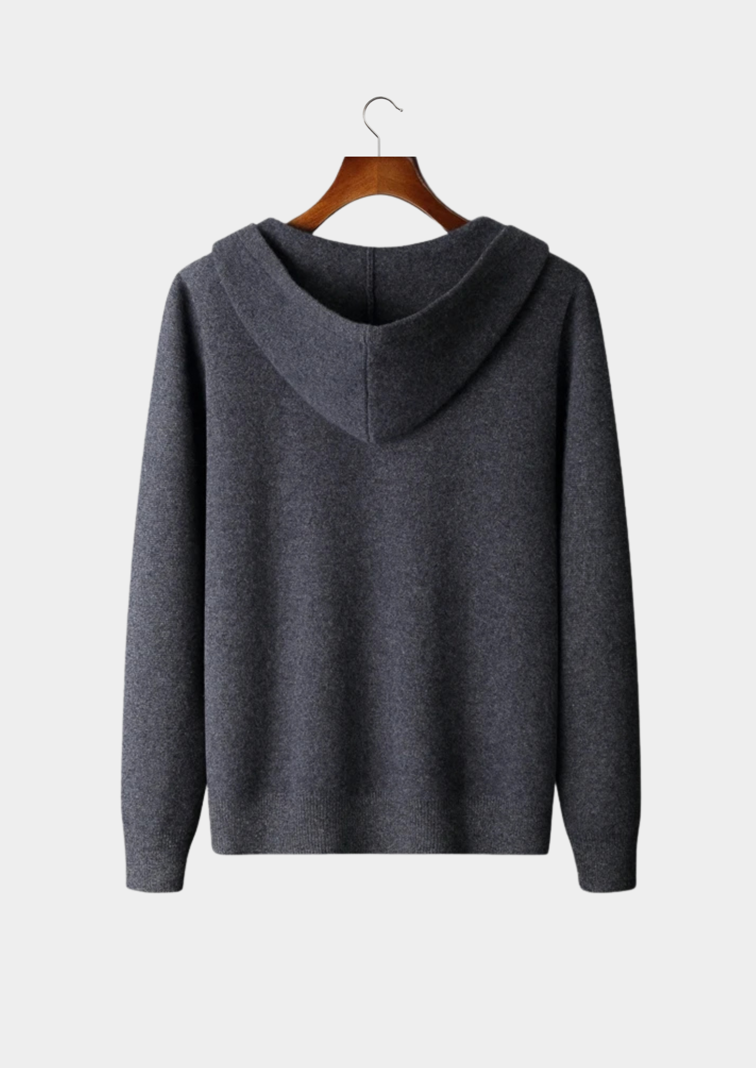 Premium Cashmere Zipper Hoodie | Castielli