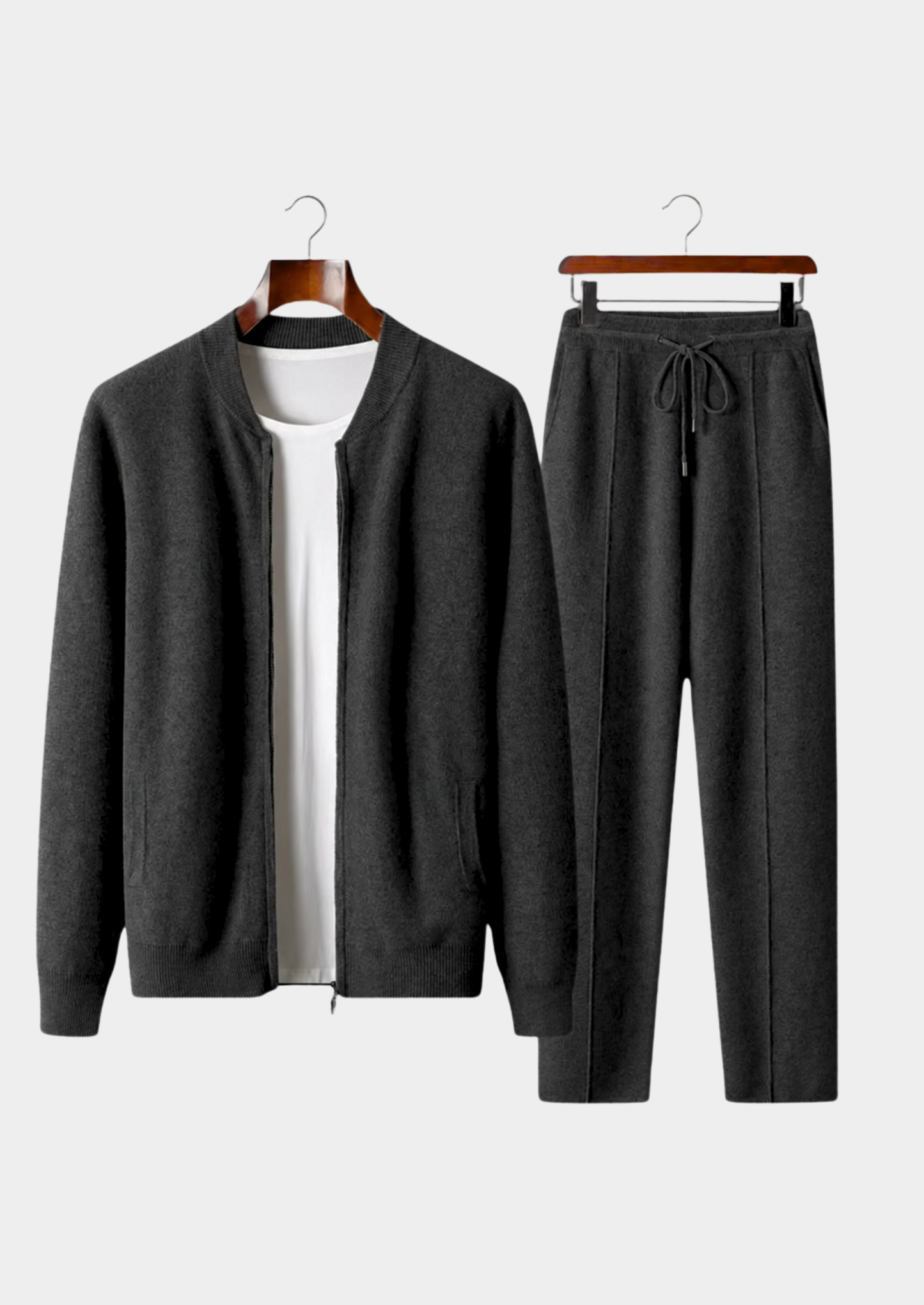 Pure Extra-Fine Merino Wool Black Falconi Set | Castielli