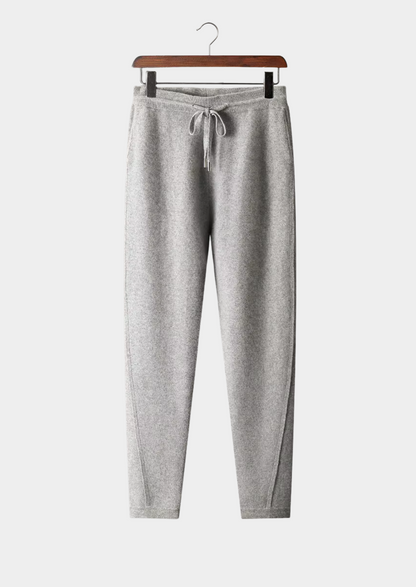 Premium Cashmere Slim Trousers | Castielli
