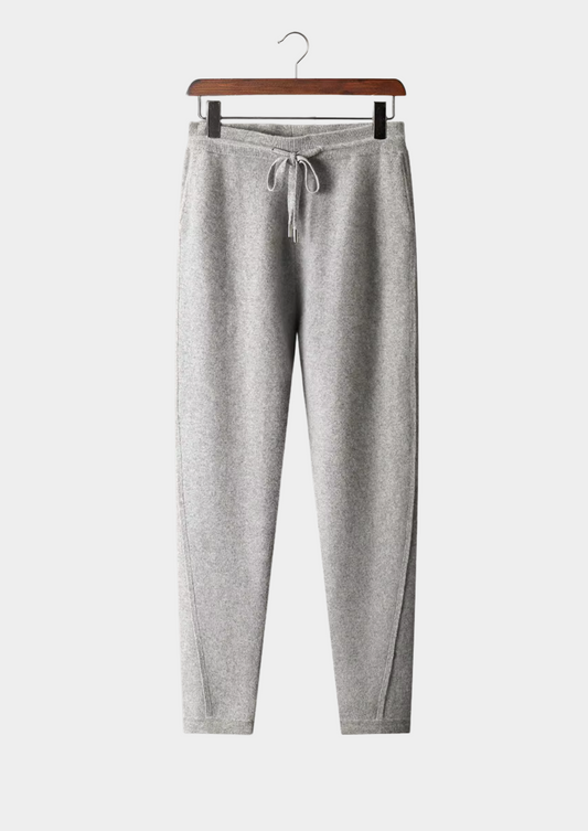 Premium Cashmere Slim Trousers | Castielli
