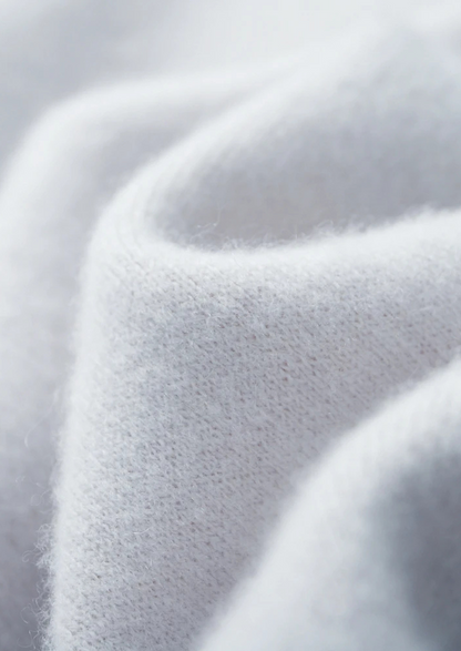 Premium Cashmere Two-Tone Zipper Hoodie | Castielli